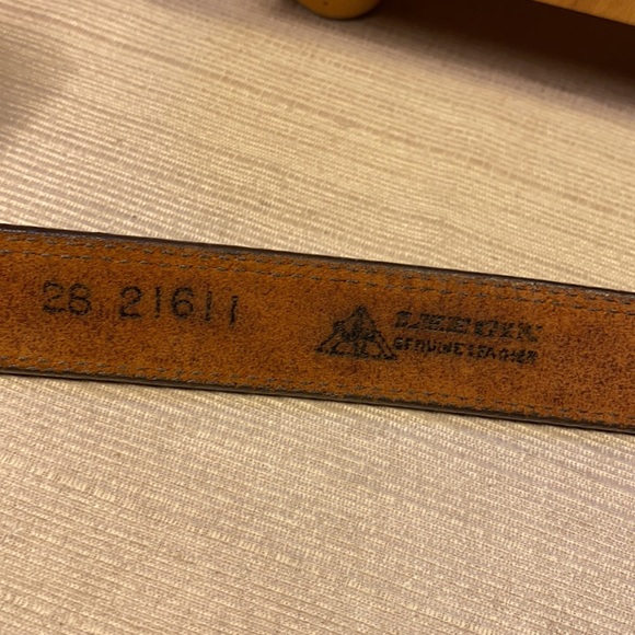 Leegin made in USA🇺🇸 leather/feather belt vintag - Picture 12 of 16
